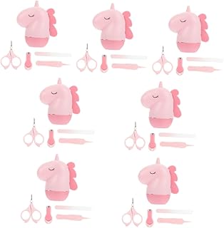 SAFIGLE Conjunto De Tesouras Para Unhas De Bebê 28 Peças Cortador De Unhas Para Bebês Cortadores De Unhas Para Recém-Nascidos Lixa De Unhas Infantil Pinças Para Bebês Cortadores De