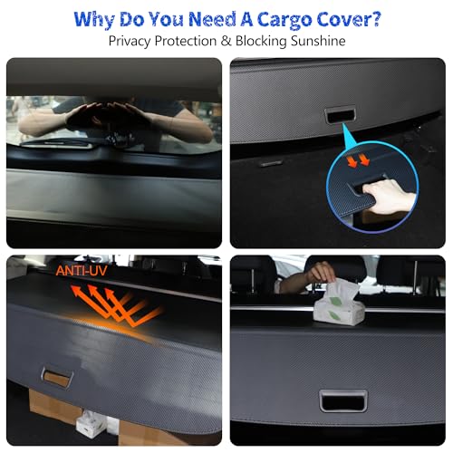 image for Fannyc Cargo Cover Fit for Volkswagen VW Tiguan 2018-2024 Accessories,