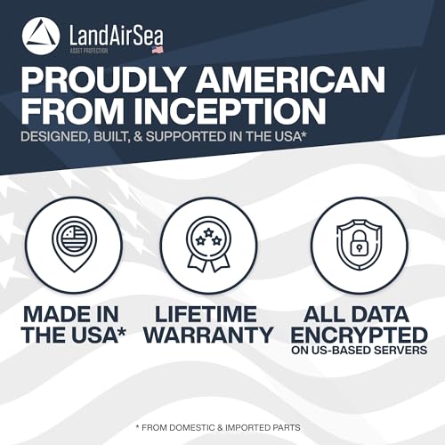 Image of LandAirSea Overdrive Permanent GPS Tracker - Includes Waterproof Hardwire Kit and Permanent Mount. Perfect for Long-Term Tracking of Equipment, Vehicles, and More. Real-Time Global Tracking.