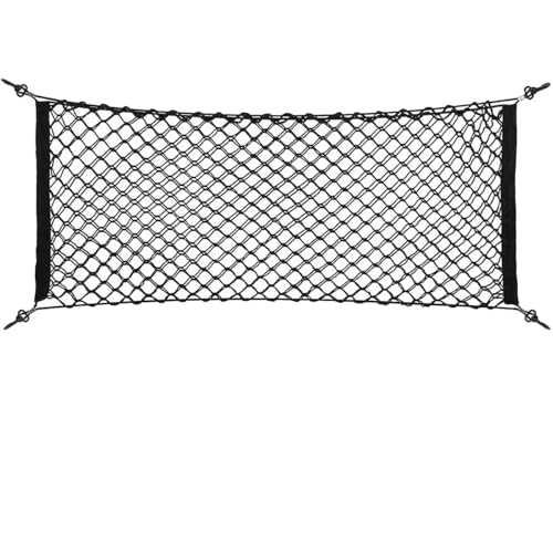 Filet de rangement pour coffre de voiture en nylon élastique 110x60cm