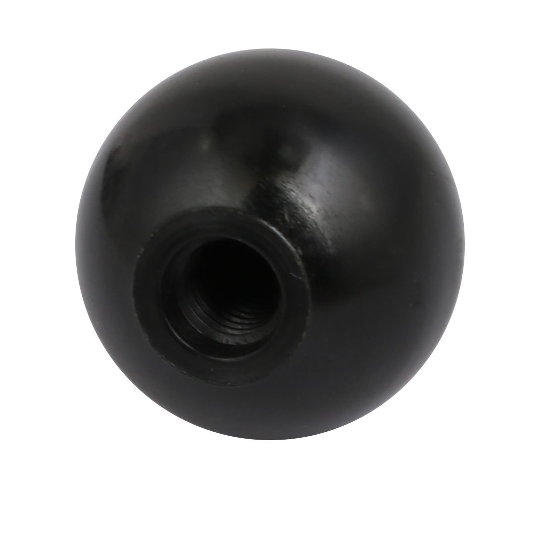 Aexit 35mm Dia Machine Tool Accessories M10 Female Threaded Plastic Round Handle Ball Knob Black Model:69as463qo76