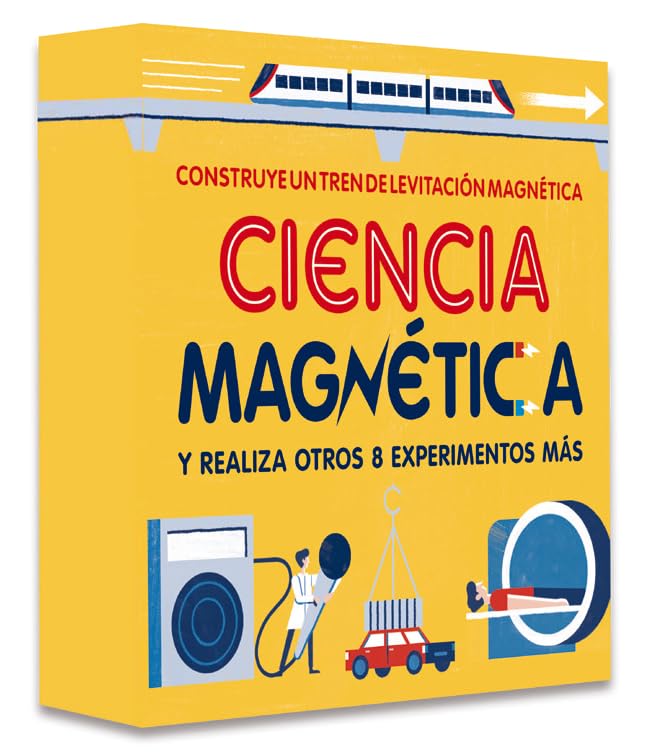 CIENCIA MAGNÉTICA: Construye un tren de levitación magnética y realiza otros 8 experimentos más. (JUEGOS)