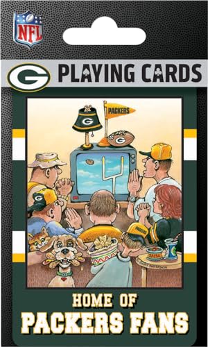 Masterpieces Green Bay Packers Fan Deck Playing Cards - 54 Card Deck