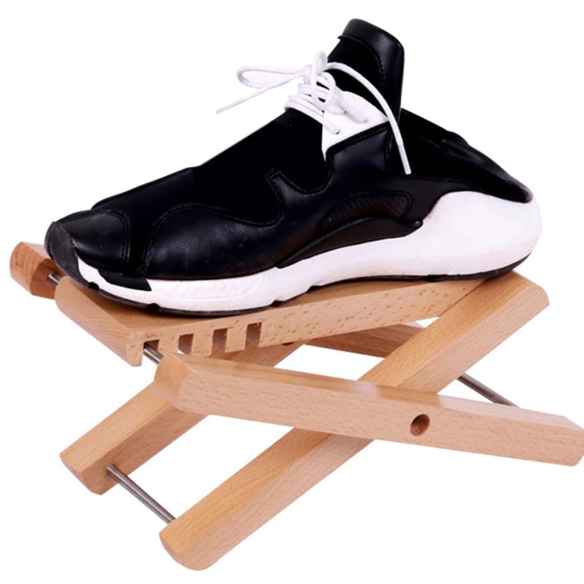 SUPVOX Poggiapiede Pieghevole Legno per Chitarristi Accessorio Ergonomico Antiscivolo per Chitarra Stabile e Comodo per Pratiche e Performance Musicali