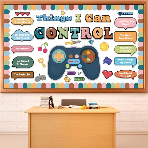 Tableau d'affichage sur les choses que je peux contrôler pour gérer le stress