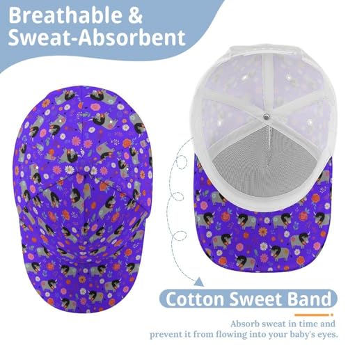 Baseball Cap, Personalized Boys Girls Hat, Trucker Hats for Kids Adults3