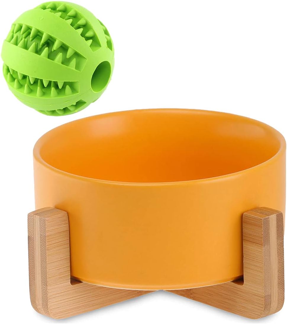 Dog Bowls, Ceramic Pet Bowl for Small Medium Dog and Cats Blue