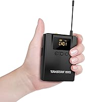 Vista 5 de TAKSTAR Receptor de monitor intrauditivo inalámbrico UHF para WPM-300, Monitoreo inalámbrico de Bodypack con auriculares, solo receptor de monitoreo