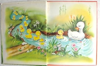 Hardcover Amos learns to talk: The story of a little duck (Rand McNally elf book) Book