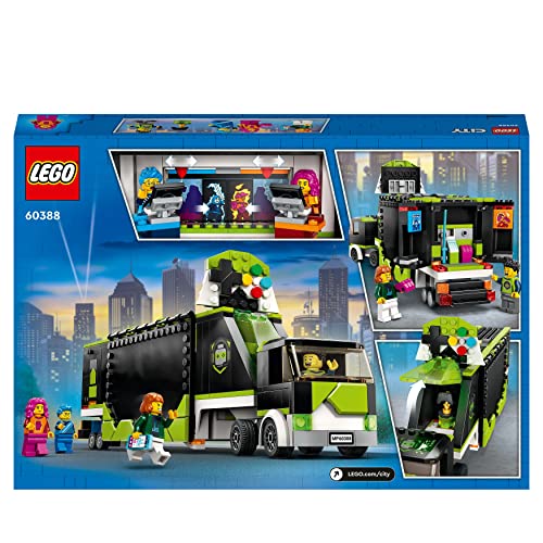 60388 City Camion Dei Tornei Di Gioco, Set Con Veicolo Giocattolo Per I Fan Dei Videogiochi E Di ESport, Idee Regalo Per Bambini E Bambine - Lego - Immagine 9