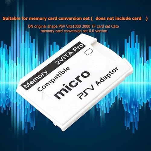 Image of SD2Vita 5.0 Micro SD Memory Card Adapter for PS Vita 1000 /2000 & PSTV | Supports FW 3.60-3.73 HENkaku | SD2VITA PSVSD Card Adapter