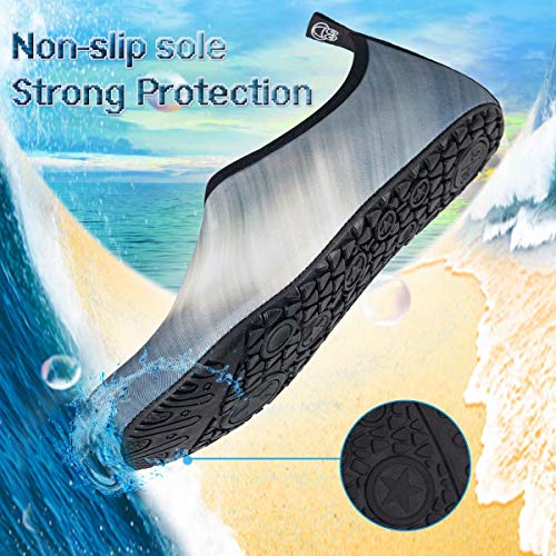 Image of YALOX Water Shoes Women's Men's Outdoor Beach Swimming Aqua Socks Quick-Dry Barefoot Shoes Surfing Yoga Pool Exercise