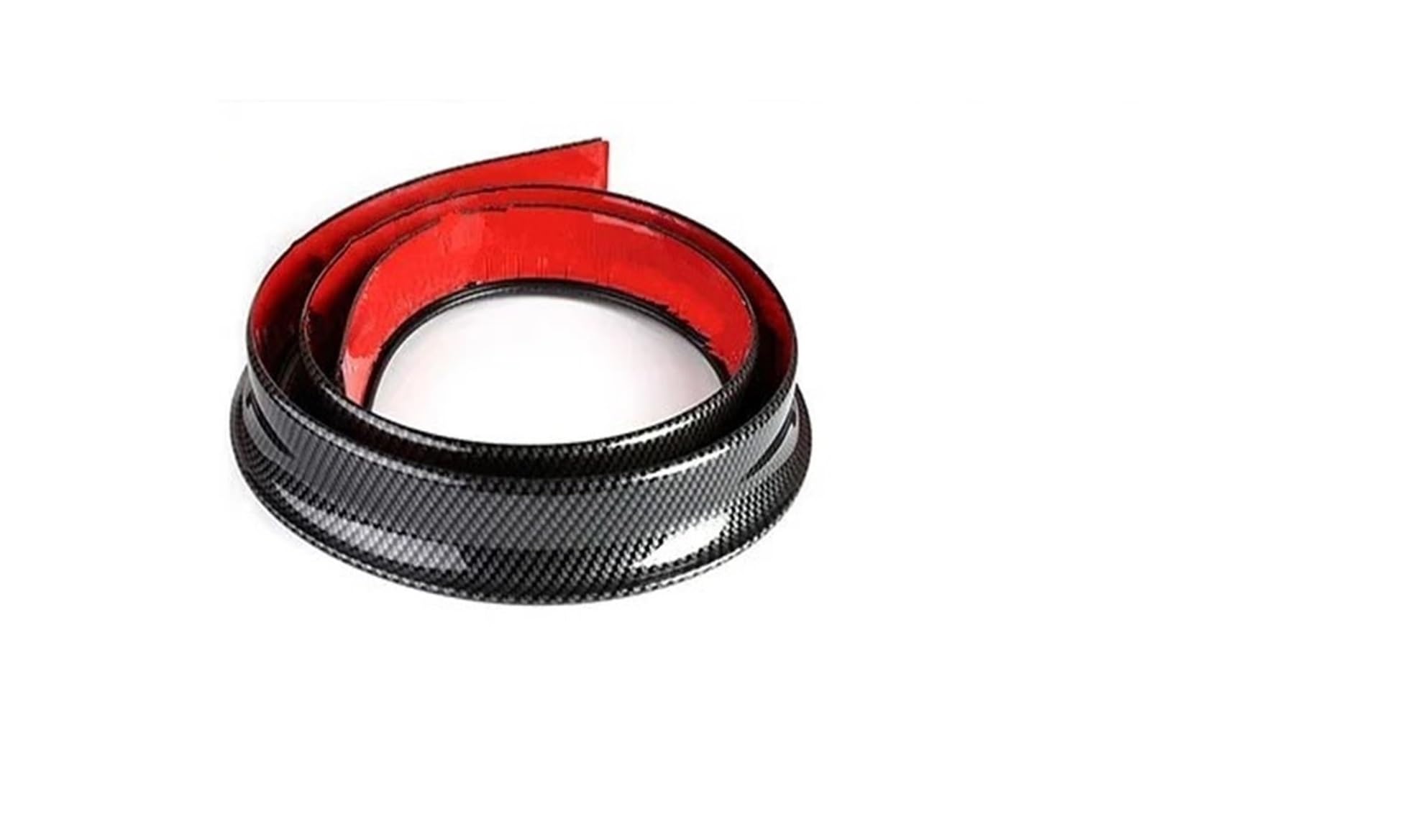 Faldones laterales de coche en fibra de carbono negra de 3.5cm para proteccion de carroceria 4 puertas 8