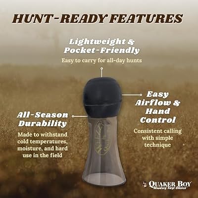 Quaker Boy - Weezzy Snort Weeze Deer Call, Smoke
