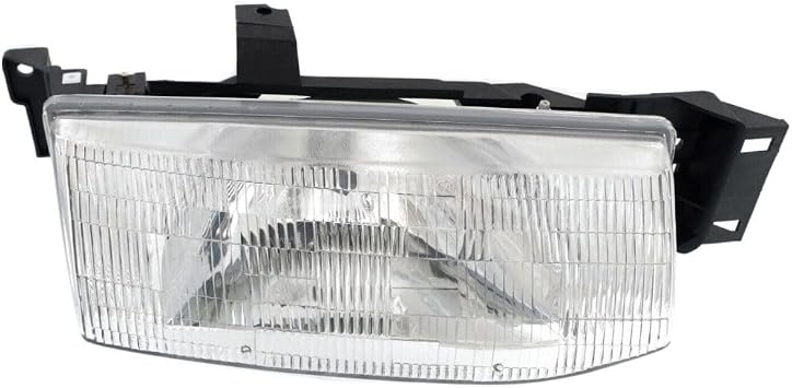Headlight Right Side Clear Lens W/Bulb Headlamp for Ford for Escort LX Sport 91-95 & Base/GT/LX 91-96 & LX-E 92-93 & Sport 93 96 & Aust/Equi/Mid 95-96 F1CZ13008A FO2503113