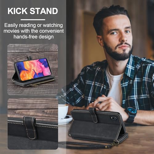 Housse Samsung Galaxy A10e style portefeuille pour libérer vos poches - 7