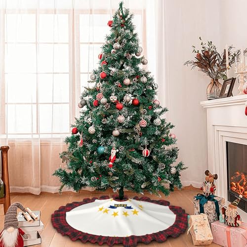 Jupe de sapin de Noël pour cacher le pied de l'arbre efficacement - 7