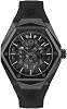 Philipp Plein The $Kull Spikes Collection Luxury Mens Watch Timepieces with a Black Strap, Case and Dial