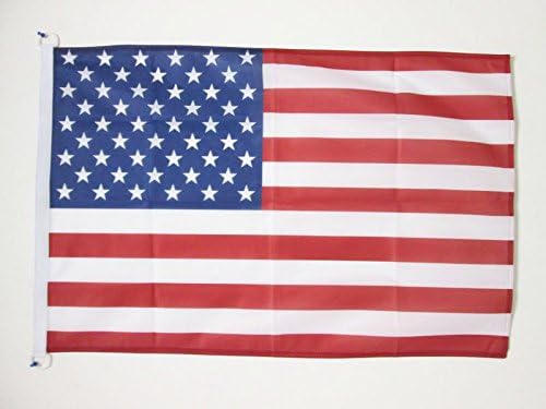 AZ FLAG, United States Flag, 2x3 Ft, For Outdoor, USA, US, American Banner Knitted Polyester with Two Plastic Rings