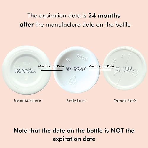 Miniatura 10 de Fertility Trio  Vitamina prenatal + DHA y refuerzo de fertilidad  Colina, Folato, Omega 3, Coq10, NAC, más de 26 nutrientes vitales  Formulado por