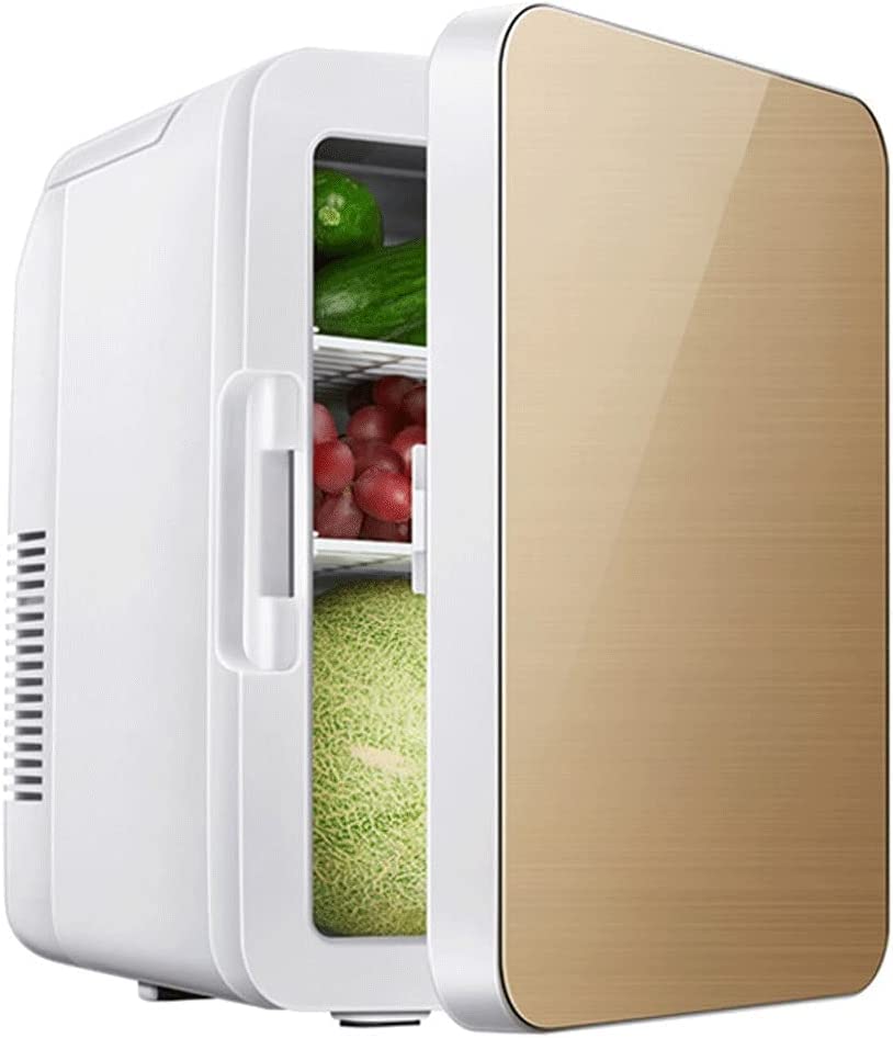 YU WELL Car Freezer Portable Refrigerator 12 Litre Portable Thermoelectric Cooler and Heater, Suitable for Home and Travel Mini Fridge (A 12v110v220v)