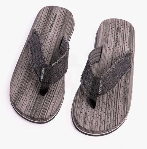 Skechers Men's Tantric - Copano Sandals In Black, Size 10 | Synthetic/Textile - 5