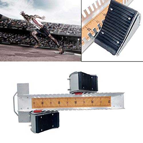 Hotstore Championship Starting Block With 6 Angles Adjustable Pedal, Athletic Aluminum Sprinter Starting Block For Plastic Runway Cinder Track #TOP1