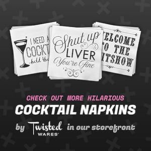 Dakota Twisted Wares Funny Kitchen Gift Dish Towels and Funny Cocktail Napkins with Sayings for Women, Fuc$ity, Fu$k Stripe Illusion Towel and Napkin, Funny Gifts for Adults Dakota Twisted Wares Funny Kitchen Gift Dish Towels and Funny Cocktail Napkins with Sayings for Women Fucity Fuk Stripe Illusion Towel and Napkin Funny Gifts for Adults