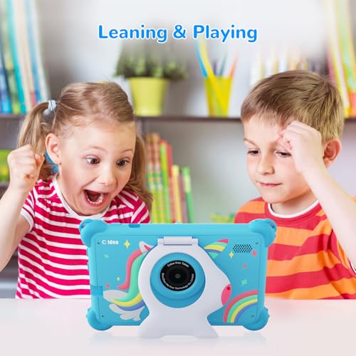 Image of C idea 2025 Kids Tablet, Tablet for Kids 3-7,7 Inch Kid Tablets Android 13, 32GB Storage Toddler Tablets,Parental Control, Dual Camera, WiFi, Bluetooth, Long Battery Life,Educational Apps,Blue