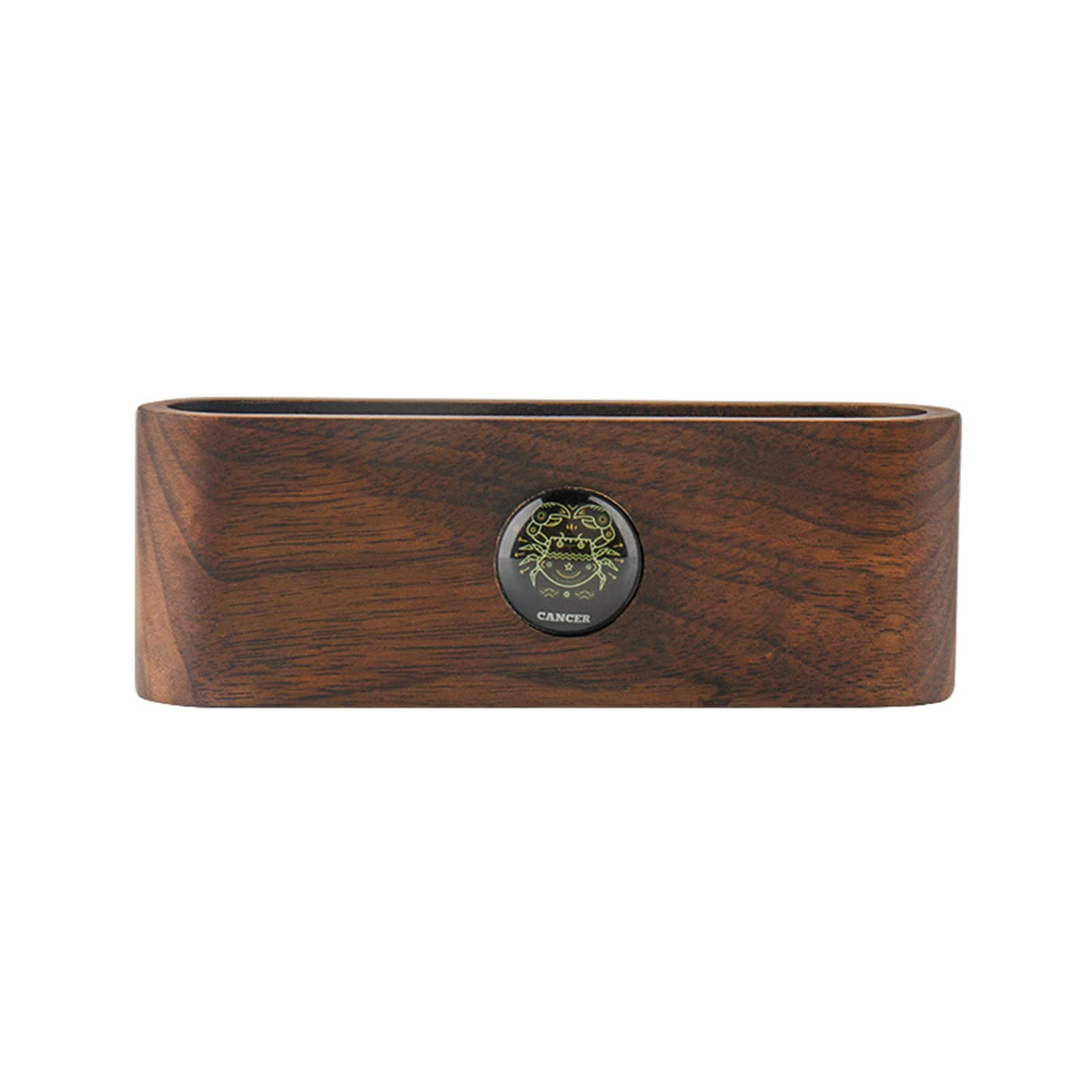 Wcxozerty Cancer Business Card Holder Constellation Business Card Holder Desktop For Office Home(Cancer)