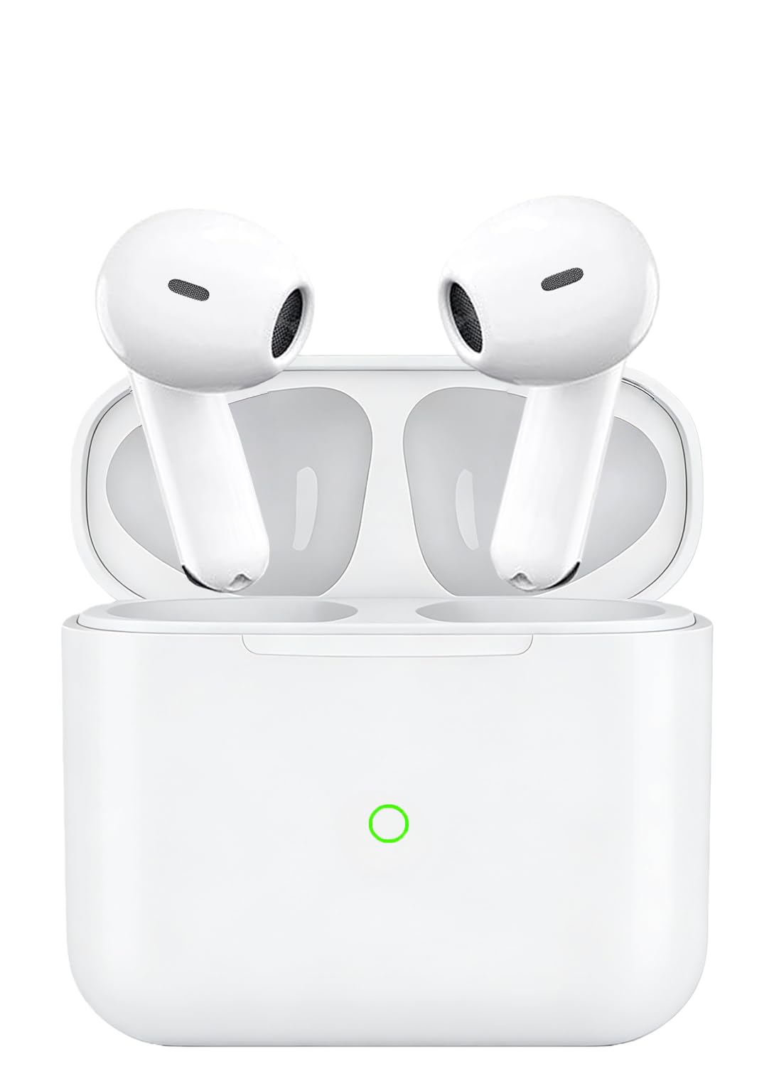 Wireless Earbuds, Wireless Headphones Bluetooth 5.3 Headphones, ouch Control, Easy Pairing, Wireless Earphones with 4 ENC Noise Cancelling Mic, IPX7 Waterproof, 36H Playtime, Fast Charge, White