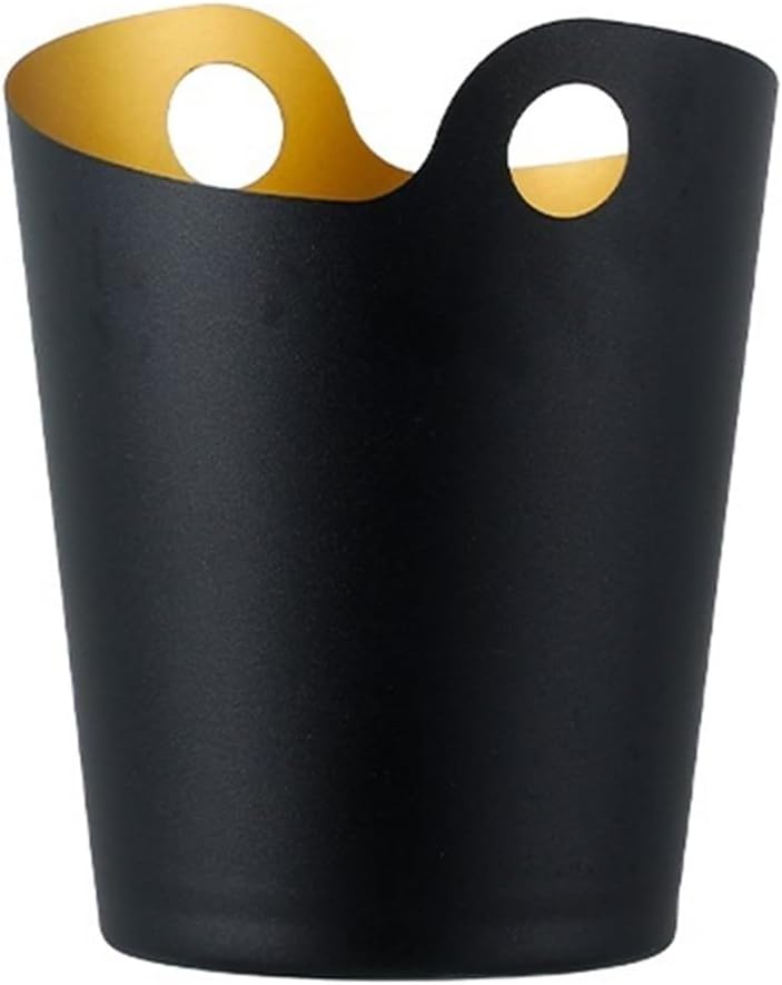 Ice Bucket Stainless Steel Ice Bucket With Carrying Handle For Wine Champagne Beer KTV Clubs Bar Parties Insulated Ice Bucket(Black)