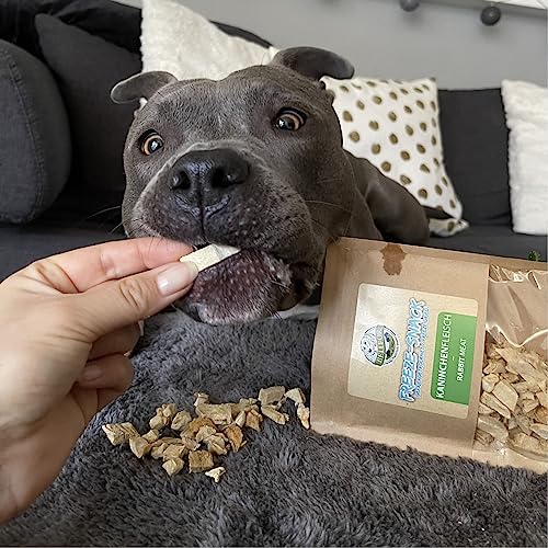 Bellfor Gefriergetrocknete Freeze-Snacks für Hunde 250 g gut bekömmlich kohlenhydratarm und Ohne künstliche Zusatzstoffe
