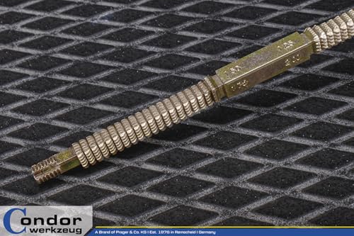 Condor Werkzeug 4830 | Gewindefeile | 230 mm | Innen und Außengewinde | Metrisch | 0,8-3,0 mm | Chrom-Vanadium-Stahl