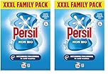 Persil Non Bio Washing Powder XXXL Family Pack gentle next to sensitive skin for outstanding stain removal in cold washes 130 washes (6.5 kg) (Pack of 2)