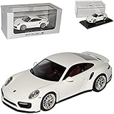 Das Modell befindet sich in einer stilvollen passenden originalen Porsche Verpackung, mit abnehmbarem Sockel und Vitrine.