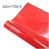 20cm*30cm Clear Glitter Red PVC Vinyl Foil Fabric Holographic Glitter Vinyl Roll for DIY Craft Decoration #1