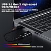 JOIOT 250GB Portable External SSD,Portable SSD USB 3.2 Type C Ultra-Light External Solid State Drive, Mini Portable Solid State Drive for Mac Windows Android Linux(250GB)