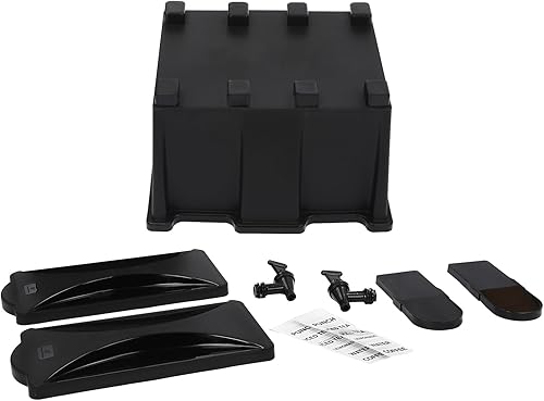 Miniatura 7 de Dispensadores de bebidas de 6 galones, paquete de 2 dispensadores de bebidas ligeros con base y 2 grifos, dispensador de jarra de agua de hasta 100