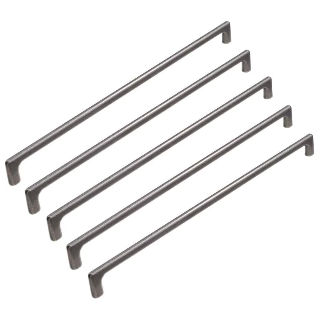 TYYCKJ 5 Pack Door Handle Pull Cabinet Pulls Handles, Solid Aluminum Alloy Door Handle for Cabinet Wardrobe Knob, Closet Door Pulls, Drawer Hardware Kitchen Handles with Screws