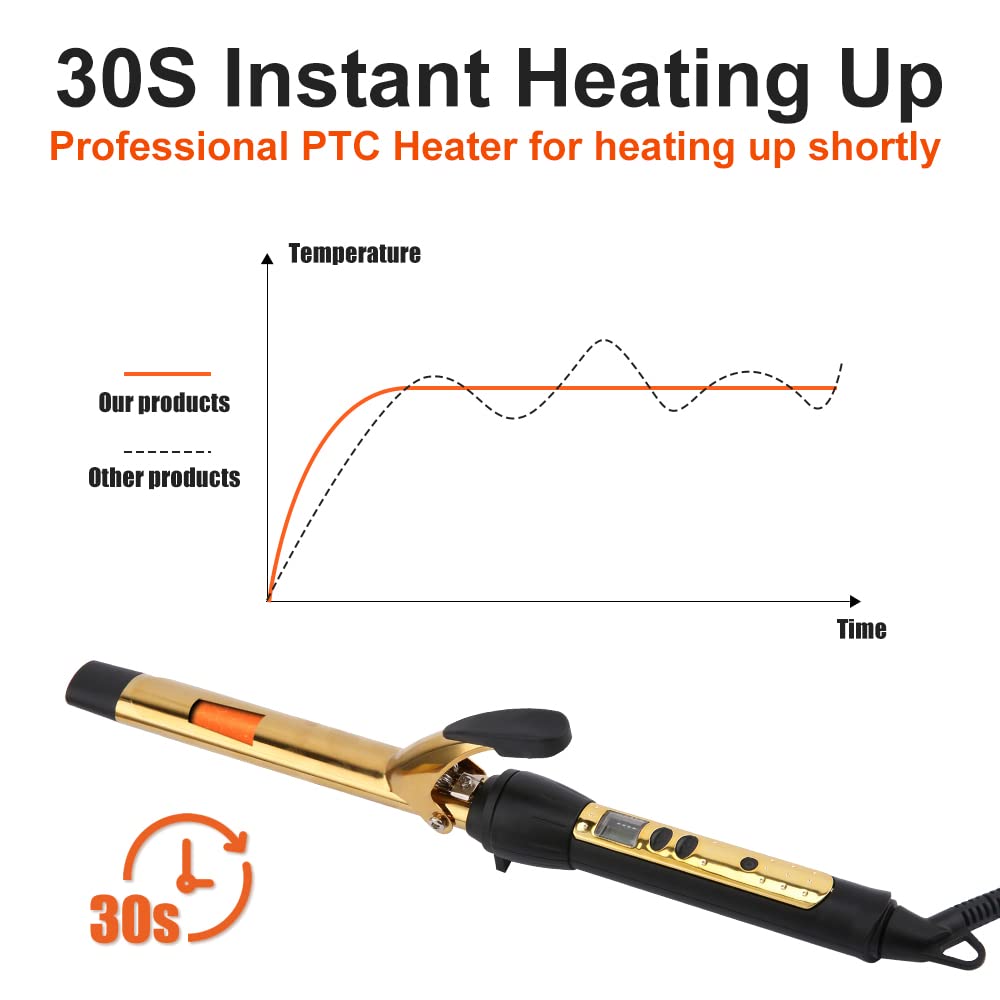 Amazon.com: Professional Hair Curler, Oval Curling Iron