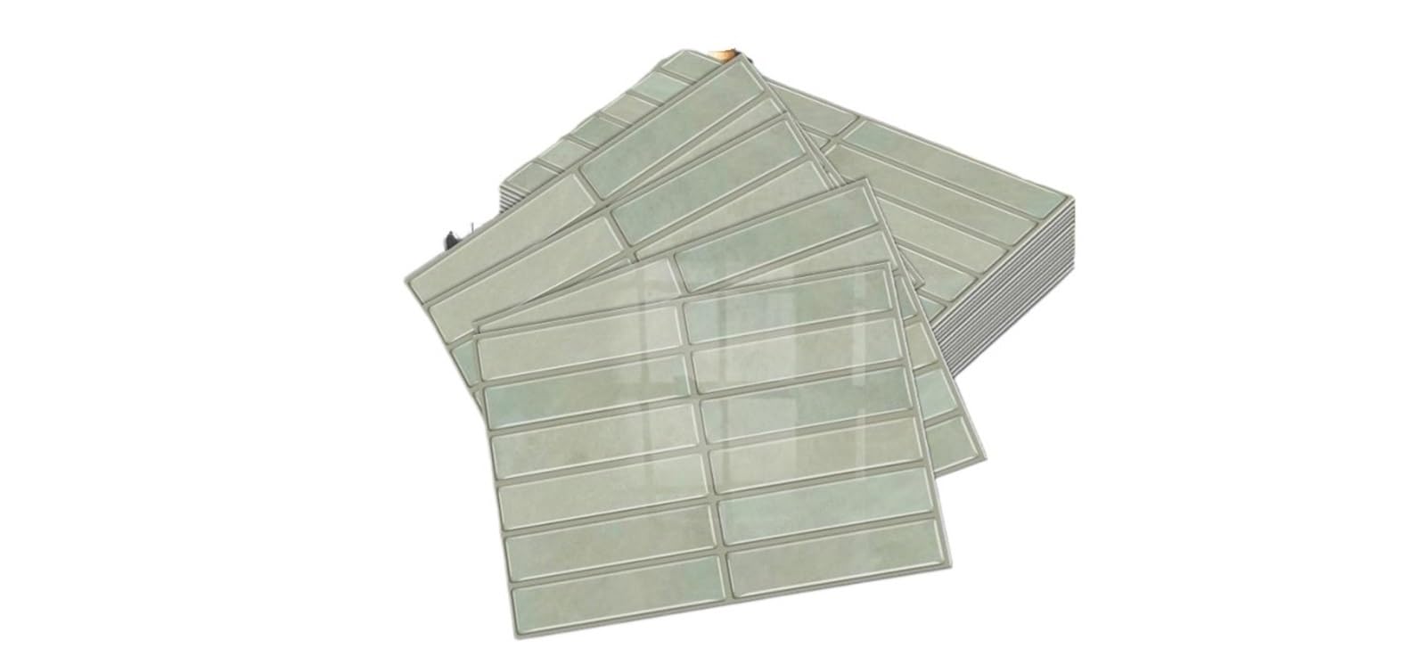 Stick On Tiles Peel-and-Stick self-Adhesive Tile Stickers Self-Adhesive Decals Kitchen and Bathroom backsplash Decoration Bedroom Decor(Color 28,15pcs)