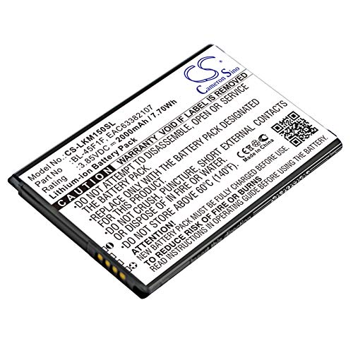 CS-LKM150SL Batterie 2000mAh Compatible avec [LG] Aristo, Aristo 2, 2 Plus, LTE, DLGN5008, Fortune, Fortune L57B, M153, K10 Pro 2017, K10 Pro 2017 Dual SIM,...