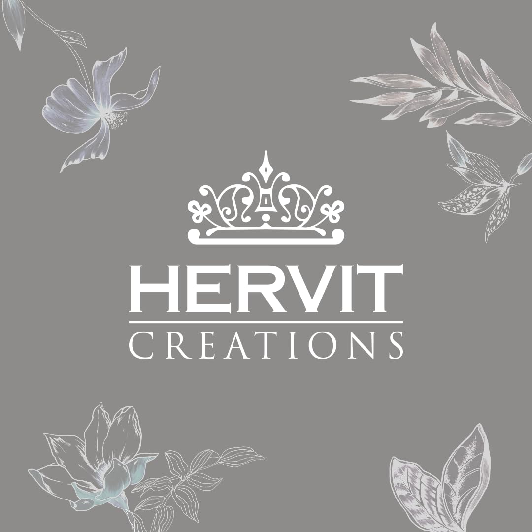 Hervit Set 3 Contenitori in Porcellana con Roselline e Coperchio Salva Freschezza - Contenitori Cibo da Freezer e Frigo - Barattoli Porta alimenti - Differenti Misure - Scatola Regalo - cod.28000