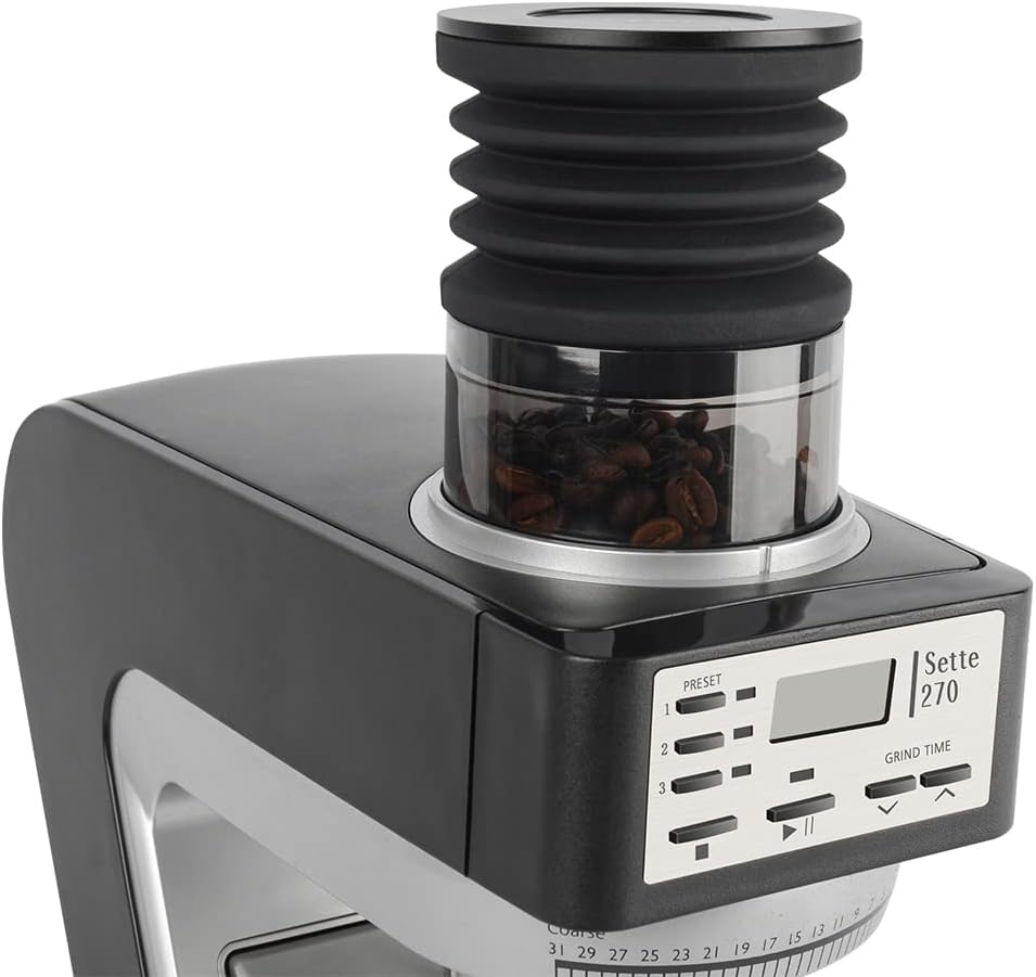 Coffee Grinder Cleaning Tools Single Dose Hopper and Silicone Bellows Clear PC Advanced Add-On Part Compatible with Baratza Sette Grinder