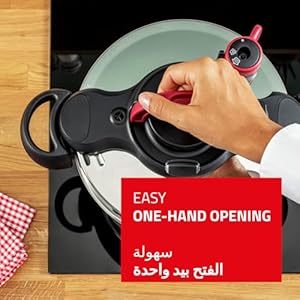   Tefal-Clipso-Easy--Stainless-Steel-Pressure-Cooker-with-5-Minut-Security-Systems-and-Tie-Closure--Black