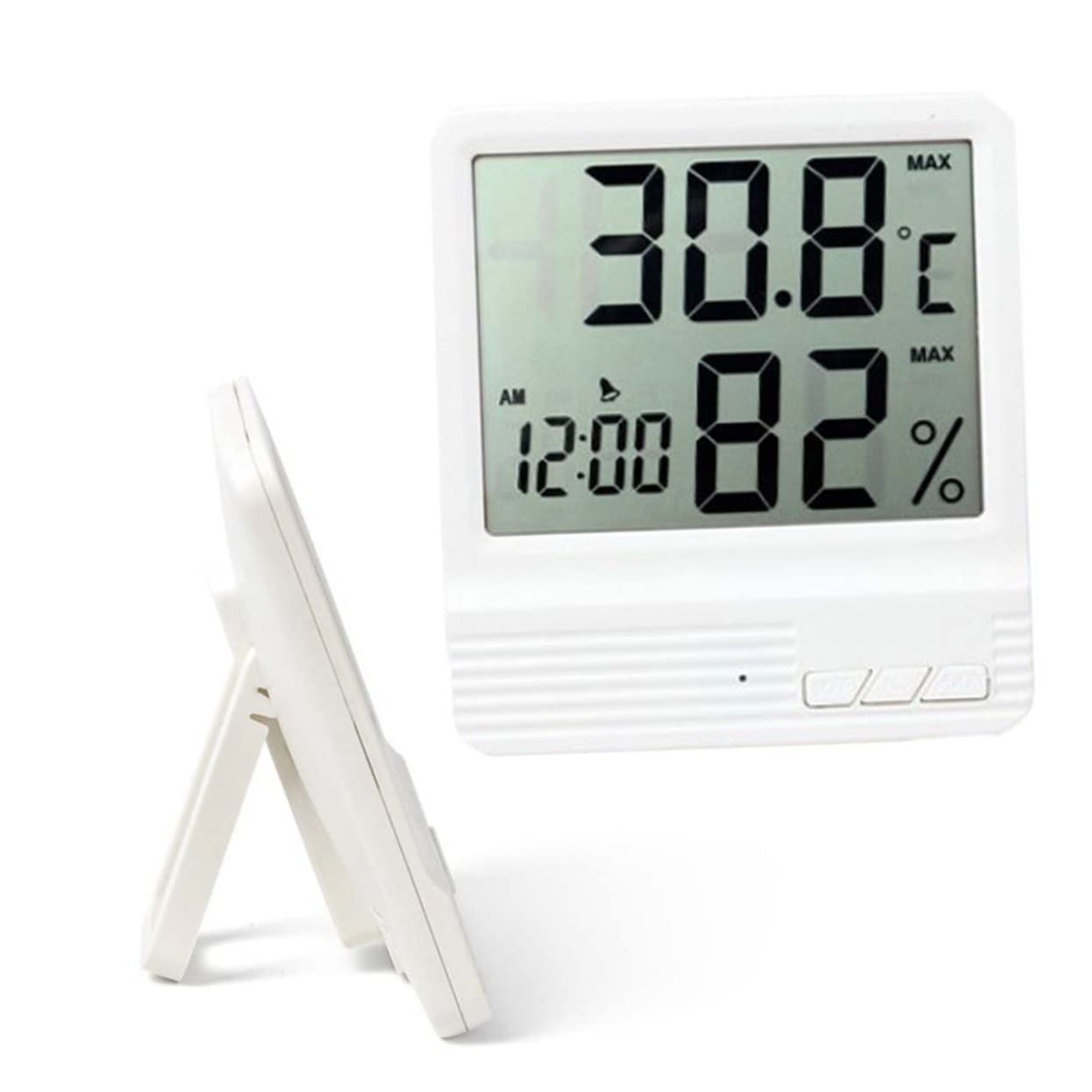 3pcs Room Thermometer Digital Hygrometer Temperature and Humidity Monitor Portable Wall Mount Cooking Thermometer for Home