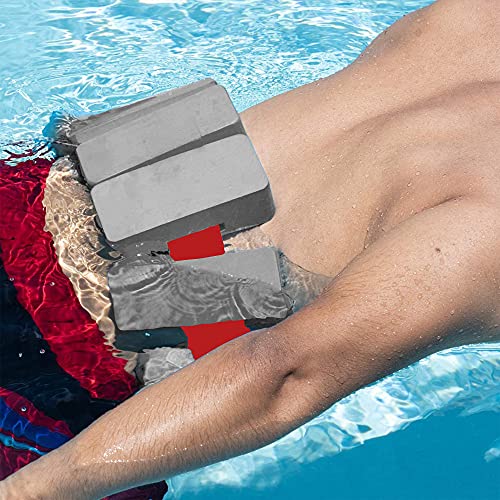 UNAOIWN 5 Piece Aquatic Fitness Set for Water Aerobics, Pool Exercise Equipment Foam Water Dumbbell, Aquatic Swim Belt,Resistance Gloves,Barbells,Water Workout Fitness Tool