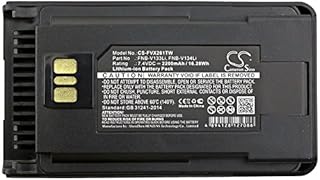 XPS Replacement Battery Compatible with Vertex EVX VX YAESU EVX VX PN VERTEXAAJ67X001 AAJ68X001 YAESUAAJ67X001 FNB-V133Li
