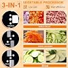 Picadora de verduras y frutas, cortador de verduras en cubos, rebanador y triturador, procesador de alimentos comercial, con corte en cubos, rebanado, fabricante de papas fritas, máquina de corte automática 6